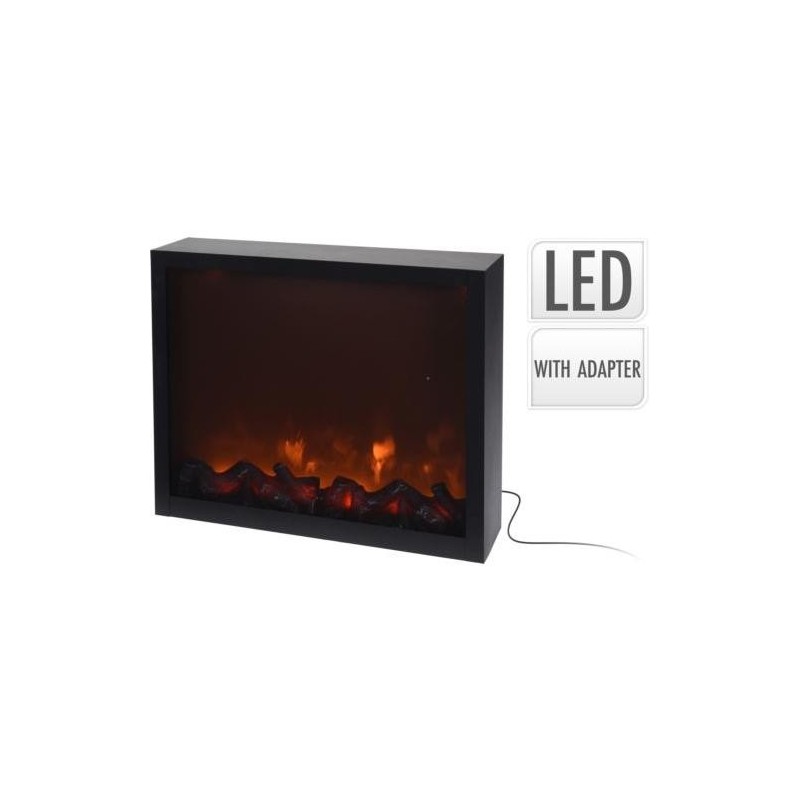 FAROL CHIMENEA CON LED 41X35CM ADA100110