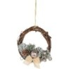 CORONA RAMAS RATAN DECORADA 15CM AKB003040