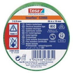 CINTA AISLANTE 20X19 VERDE 53988-106