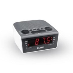RADIO DESPERTADOR BLANCO RADIO AM/FM PANTALLA LED