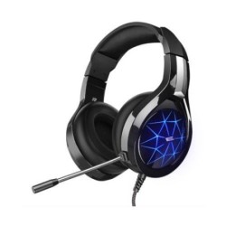 AURICULAR DIADEMA GAMING MICROFONO Y LED PARA PC
