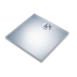 BASCULA VIDRIO PLANA 150KG SILVER GS-202