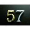 NUMERO LATON/100 NIQUEL SATINADO 2B31012S