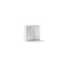 DOBLE INTERRUPTOR SUPERFICIE BLANCO 10A-250V S7000