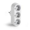 ADAPTADOR TRIPLE TT 16A-250V BLANCO 1333