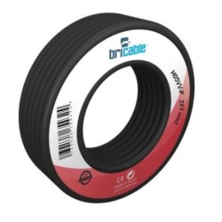 CABLE MANGUERA REDONDA H05VV-F 2X1.5 NEGRA 10M