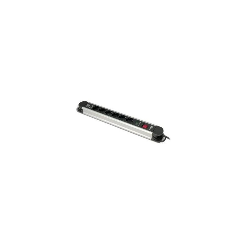 BASE 6 TOMAS + 2 USB CON INTERRUPTOR 22006