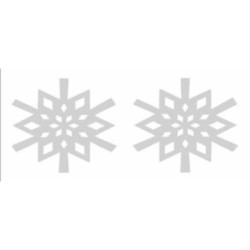 PEGATINA ELECTRICO SNOWFLAKE 166902