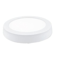 DOWNLIGHT LED 24W. SUPERFICIE REDONDO BLANCA FRIA
