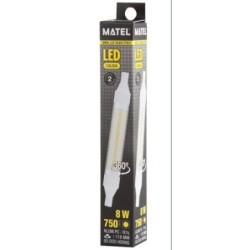 BOMBILLA LED LINEAL 118MM R7S 8 WATIOS 360   CALIDA