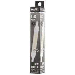 BOMBILLA LED LINEAL 118MM R7S 8 WATIOS 360   FRIA