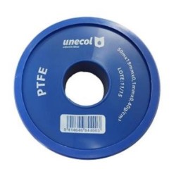 CINTA PTFE, ROLLO 50 M X 19 MM X 0,1 MM. 0,40G/CM3