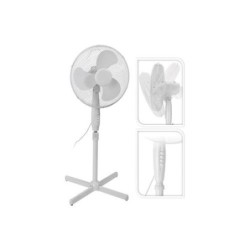 VENTILADOR DE PIE 45W. 3 VELOCIDADES. COLOR BLANCO