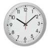RELOJ PARED PLATA 300 MM. 60.3035.02