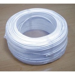 CABLE H05VVH2-F 2X1 MM. BLANCO ( M. )