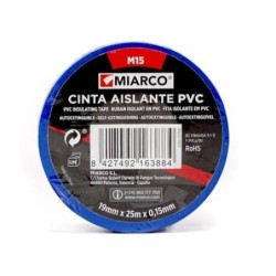 CINTA AISLANTE PVC M15 19X25 AZUL 17753