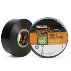 CINTA AISLANTE BRICO 25MMX25M NEGRA  10788