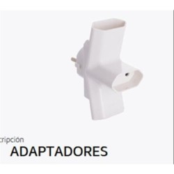 ADAPTADOR 3 TOMAS BIP. 16 A 15097