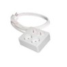 BASE 4 TOMAS CON TOMA TIERRA 2 M. CABLE 8114