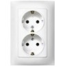 DOBLE BASE ENCHUFE C/TT BLANCO. SER 10 F1091459030