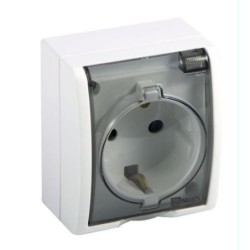 BASE ENCHUFE BLANCO AQUARIUS ESTANCO FAQ43130