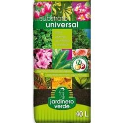 SUBSTRATO UNIVERSAL JARDINERO VERDE 40L.
