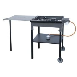 BARBACOA PAELLERO PLANCHA CON RUEDAS 33702