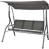 SILLON BALANCIN 3 PLAZAS GRIS OSCURO X80000050