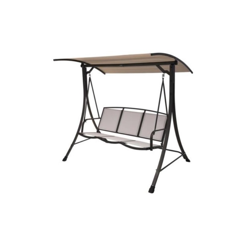 BALANCIN 3 PLAZAS GRIS CLARO 143X132  X29100100