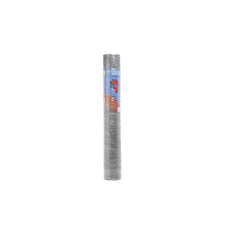ROLLO TRIPLE TORSION GALVANIZADA N25 25X1M