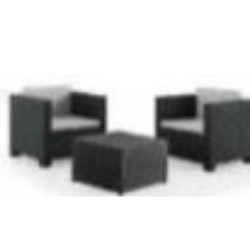 SET DE JARDIN DIVA TETE A TETE GRAFITO