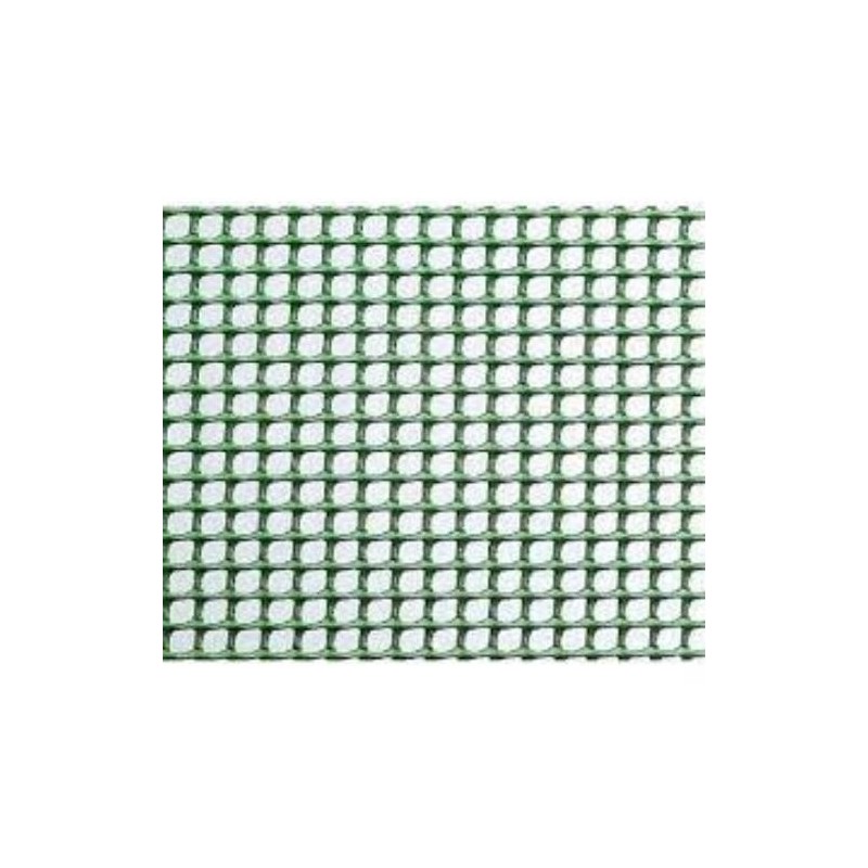 ROLLO MALLA CUADRADA CUADRANET 5X5MM 1X25M VERDE