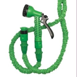 MANGUERA EXTENSIBLE 7,5M. 12MM.6 BARES VERDE BASIC