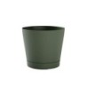 MACETA C/RESERVA AGUA+PLATO 29CM. VERDE