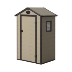 CASETA RESINA STELLA 1,34M2.130X103X203 BEIGE/MAR.