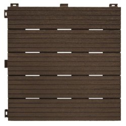 LOSETA IMITACION MADERA 45 X 45 CM MARRON