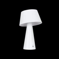 LAMPARA DE MESA SOLAR 500LM 4000K IP44 BLANCA
