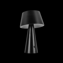 LAMPARA DE MESA SOLAR 500LM 4000K IP44 NEGRA