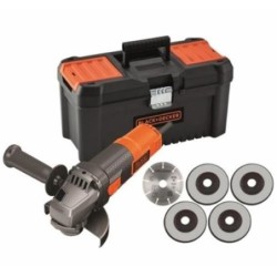 KIT MINI-AMOLADORA 900W 125MM C/ EMPUÑADURA
