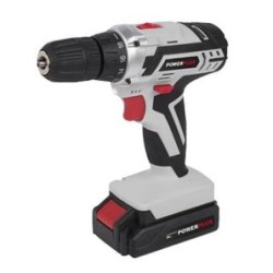 TALADRO BATERIA 20V.1,3AH.2 VELOCIDADES POWC 1071
