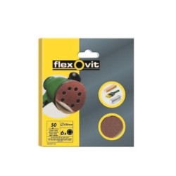 DISCO LIJA VELGRIP 125 8 AGUJEROS FINO 6 UDS