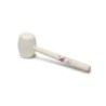 MAZA GOMA BLANCA CARA PLANA ESFERICA 500GR. 66906