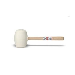 MAZA GOMA BLANCA CARA PLANA ESFERICA 750GR. 66907
