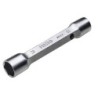LLAVE TUBULAR EXAGONAL DOS BOCAS CROMO 10-11