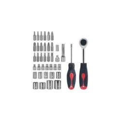 JUEGO LLAVES CARRACA MANGO BI-MAT 40PCS ITJRB40