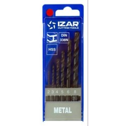 BROCAS HSS (ESTUCHE-6 PIEZAS) 1462 METAL 30230