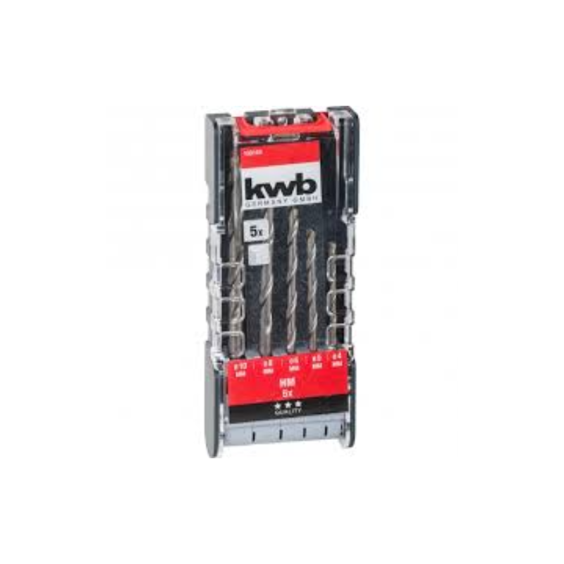 JUEGO 5 BROCAS PIEDRA SURTIDAS PWBX 49109140