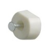 SOPORTE 163 Ø15X7X19MM.PLASTICO BLANCO (BL-8)19697