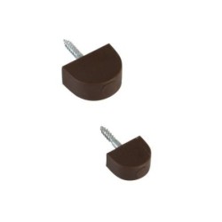SOPORTE 165 Ø20X30MM.PLASTICO MARRON (BL-4) 20311
