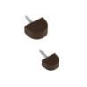 SOPORTE 165 Ø20X30MM.PLASTICO MARRON (BL-4) 20311